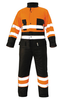 Coverall M-Wear 5777 Andres Fluo Orange/Marine Blue