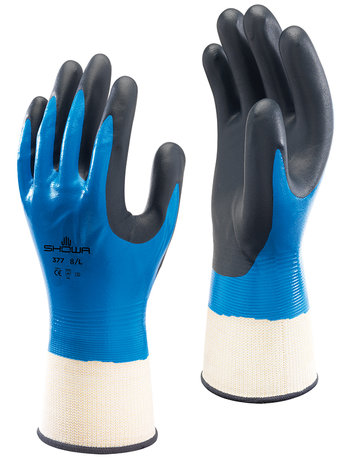 Handschoen Showa 377 Nitrile Foam Grip